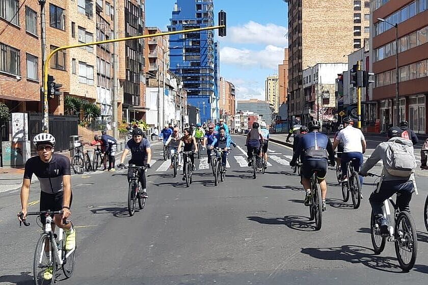 Ciclovía in Bogotá