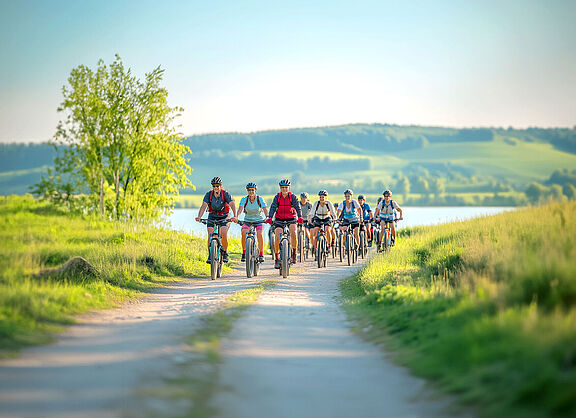 Velovista-Radevent an den Kärntener Seen