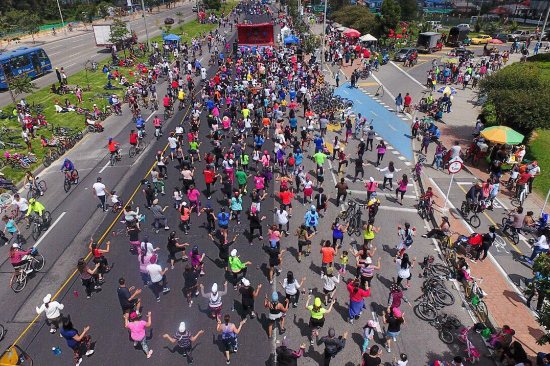 Ciclovía in Bogotá