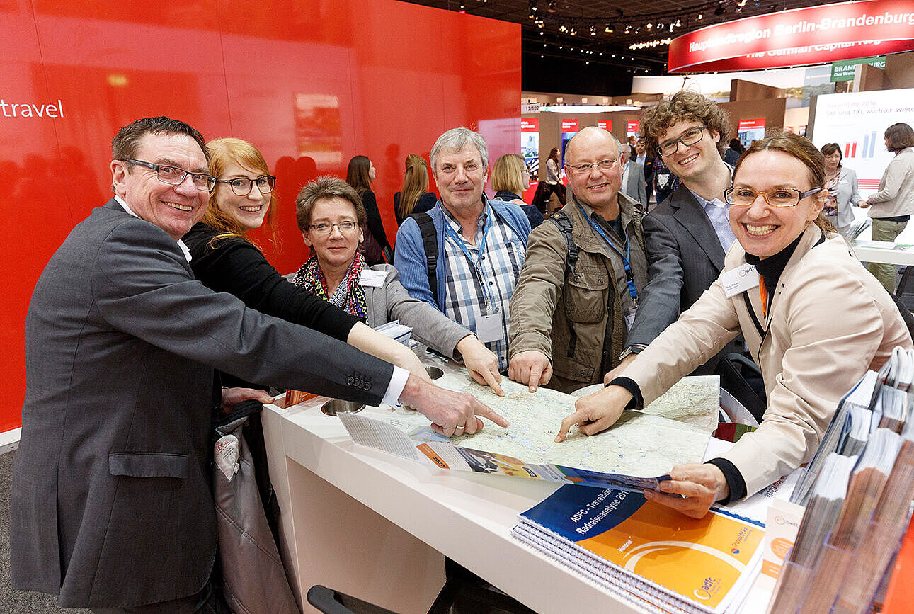 Tourismusmesse ITB ADFC-Stand