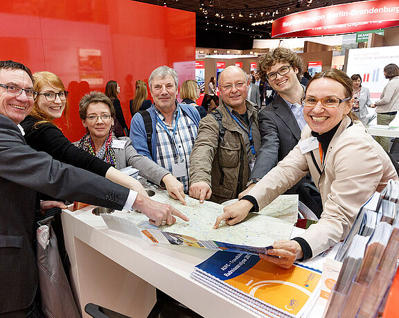 Tourismusmesse ITB ADFC-Stand