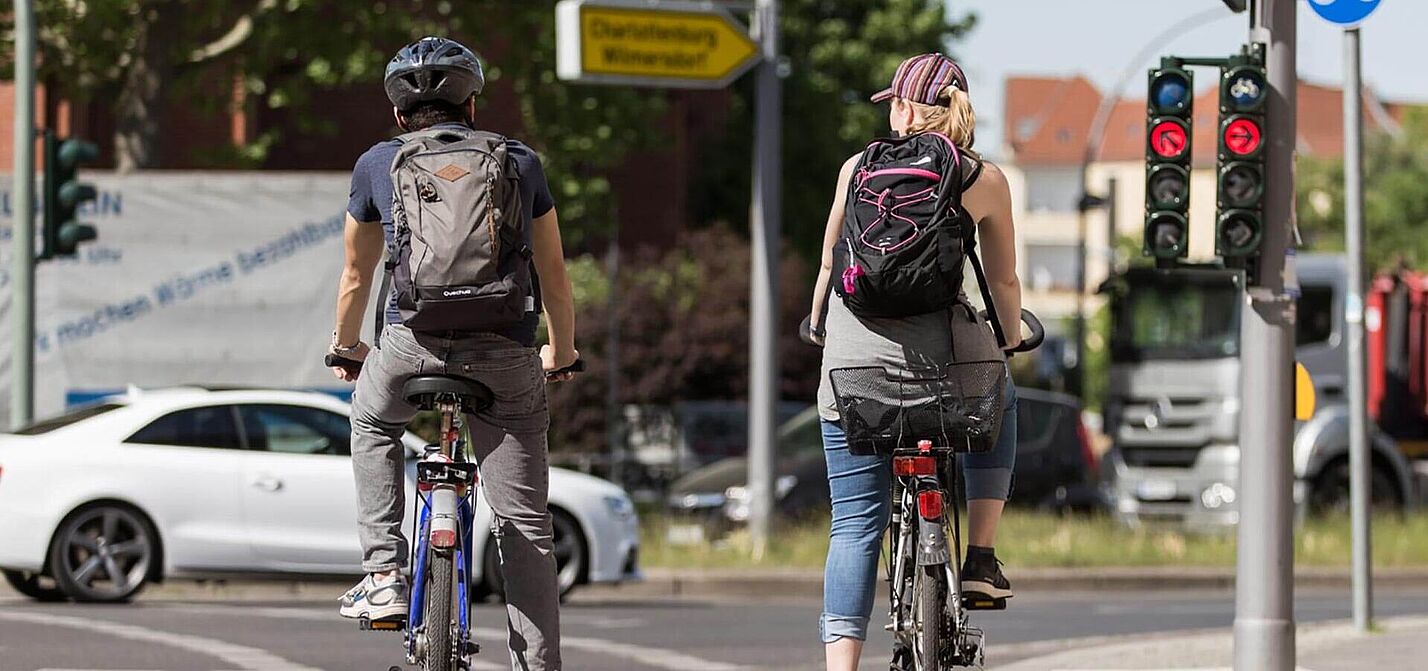 Fahrradfahren im täglichen Verkehr