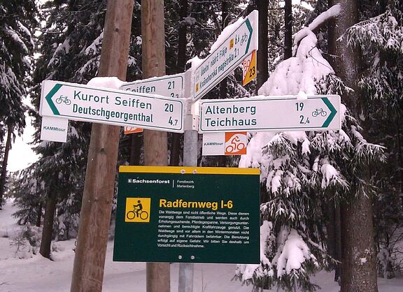 Touristische Radfernwege sinnvoll ausschildern