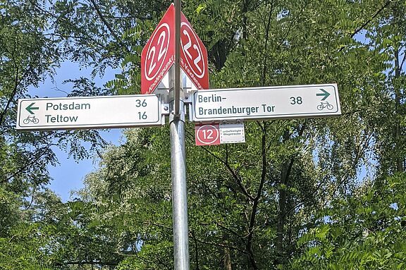 Knotenpunktwegweisung Knotenpunktwegweisung