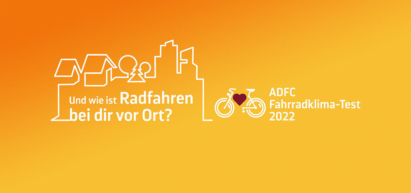 Logo des ADFC Fahrradklimatests 2020