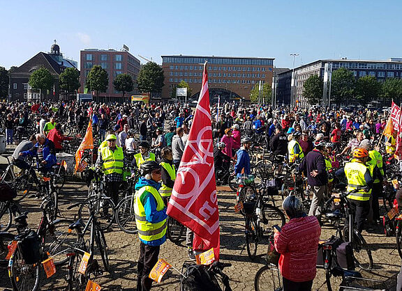 Fahrraddemo Bremen 2017