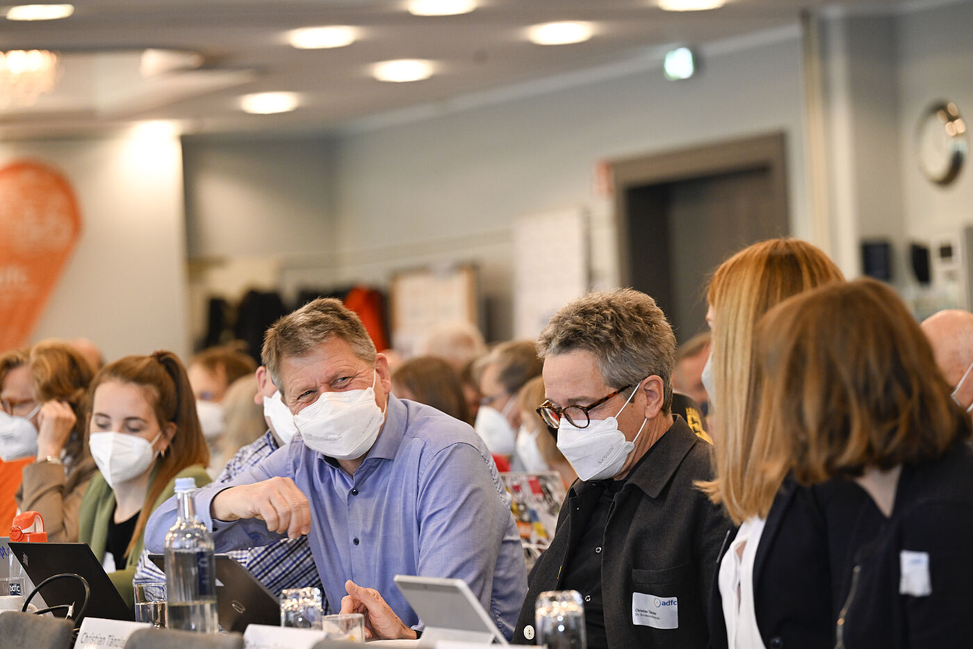 Der ADFC-Bundesvorstand während der Bundeshauptversammlung des ADFC.