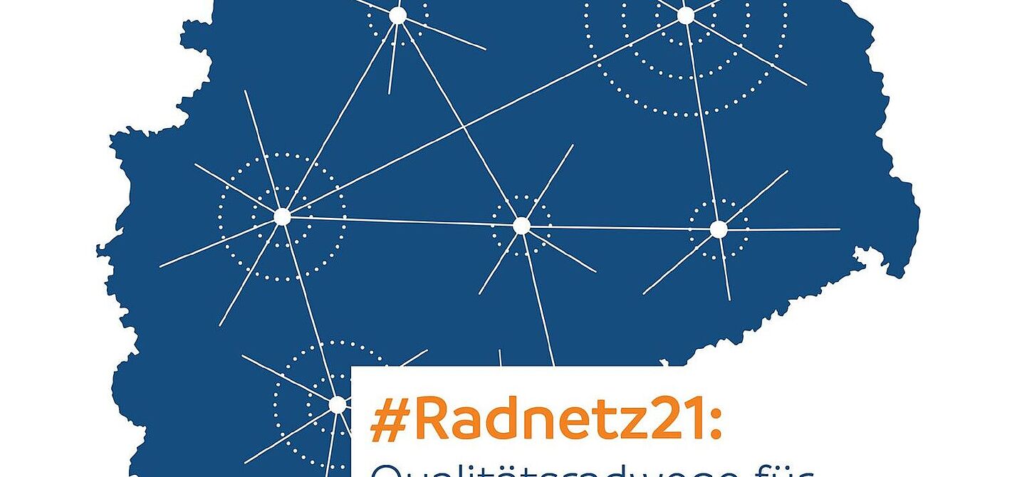 Titelgrafik #Radnetz21: Qualitätsradwege für Deutschland