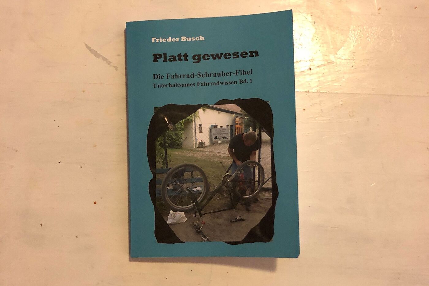 Das Cover des Buches "platt gewesen" von Frieder Busch. 