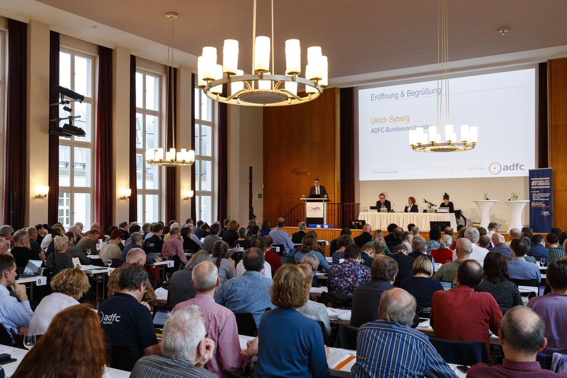 Die 40 Bundeshauptversammlung des ADFC in Berlin. 