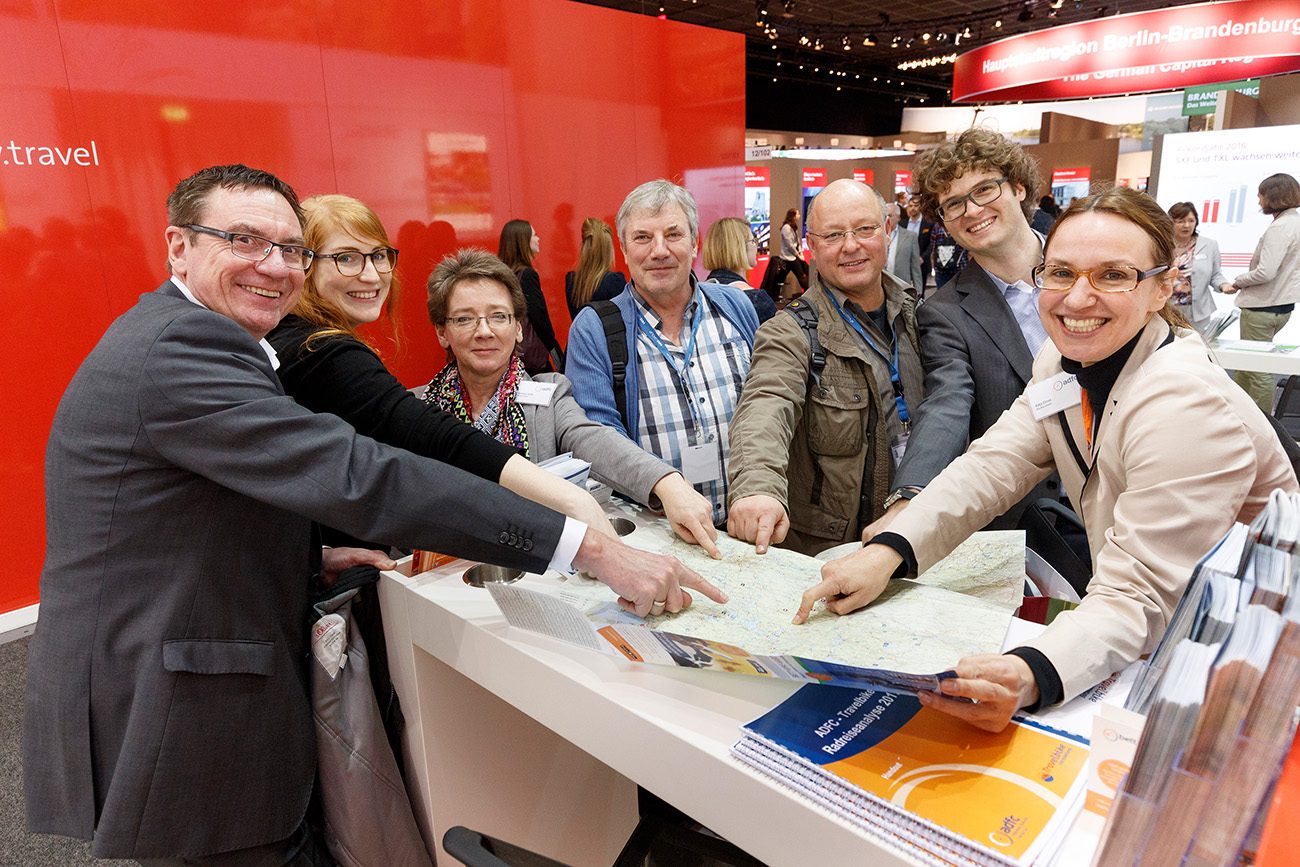 Tourismusmesse ITB ADFC-Stand